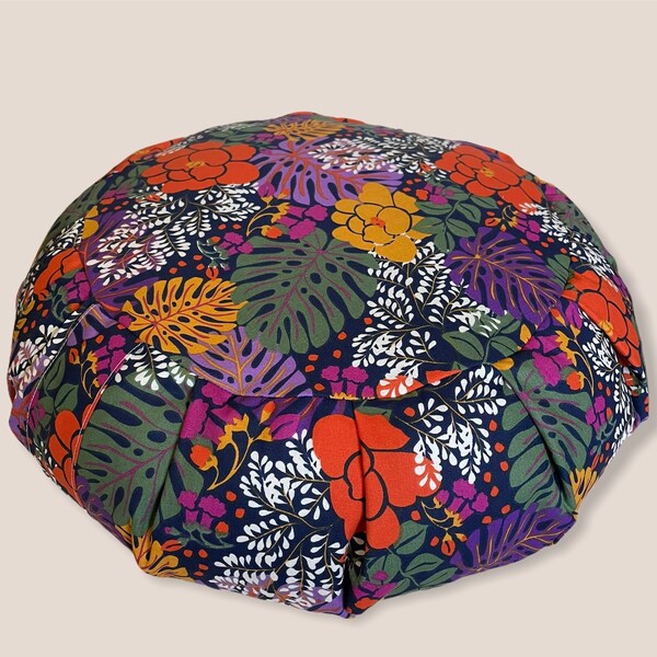 Zafu epeautre bio- Coussin de Méditation - fait main en France