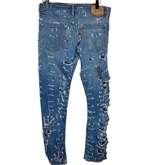 Levi's Completely Destroyed Denim Jeans