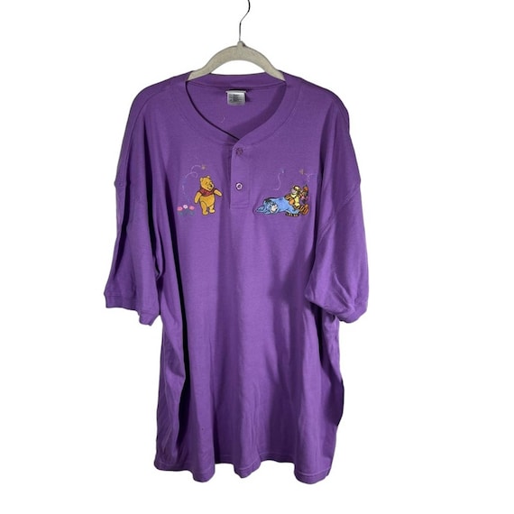Vintage 1990s Disney Purple Winnie The Pooh Polo S