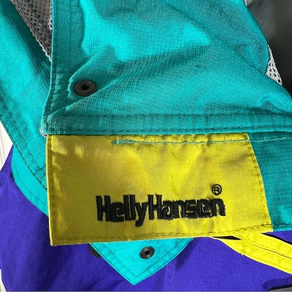 Vintage 90’s Men’s Helly Hansen Tech Ski Color Bl… - image 9