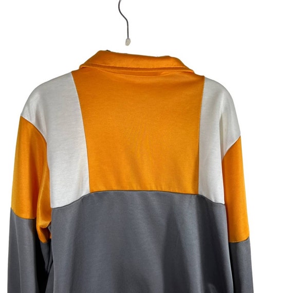 Vintage Nike Yellow and Gray Color Block Track Ja… - image 7