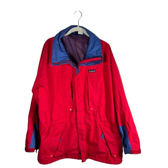 Vintage 1990’s Patagonia Red and blue Nylon Jacket - image 1