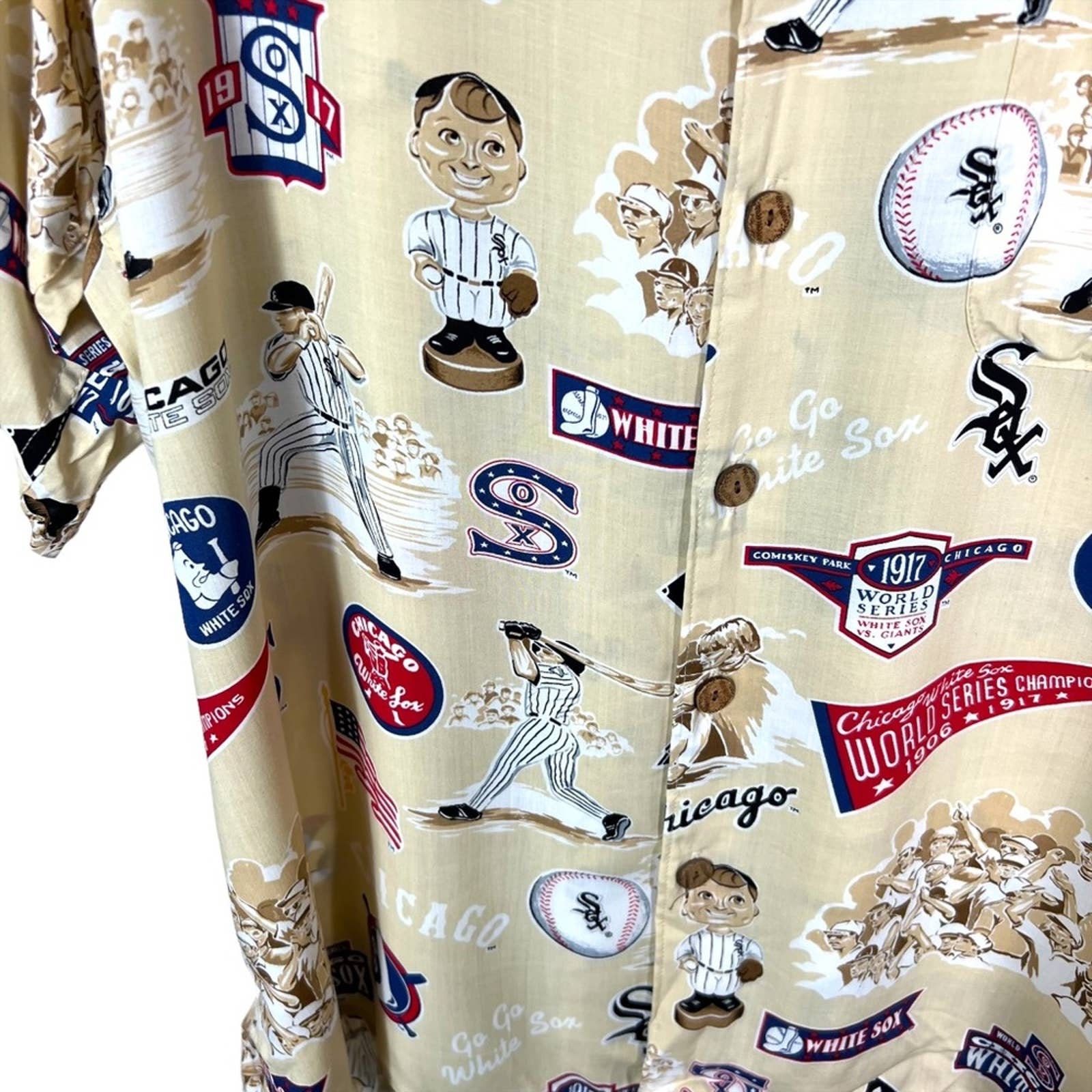 Vintage Reyn Spooner Chicago White Sox Button Down Men's Shirt