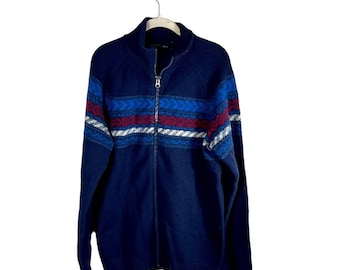Vintage Gap Lambswool Zip Up Sweatet Jacket