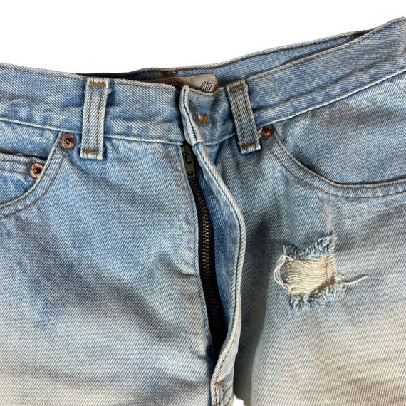 Vintage 1990s Gap High Waisted Denim Shorts - image 8