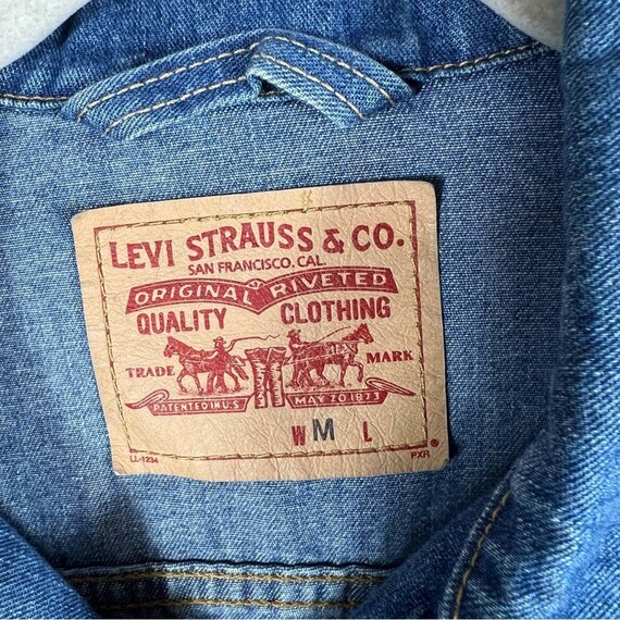 Levi’s Blue Denim Trucker Denim Jacket - image 6