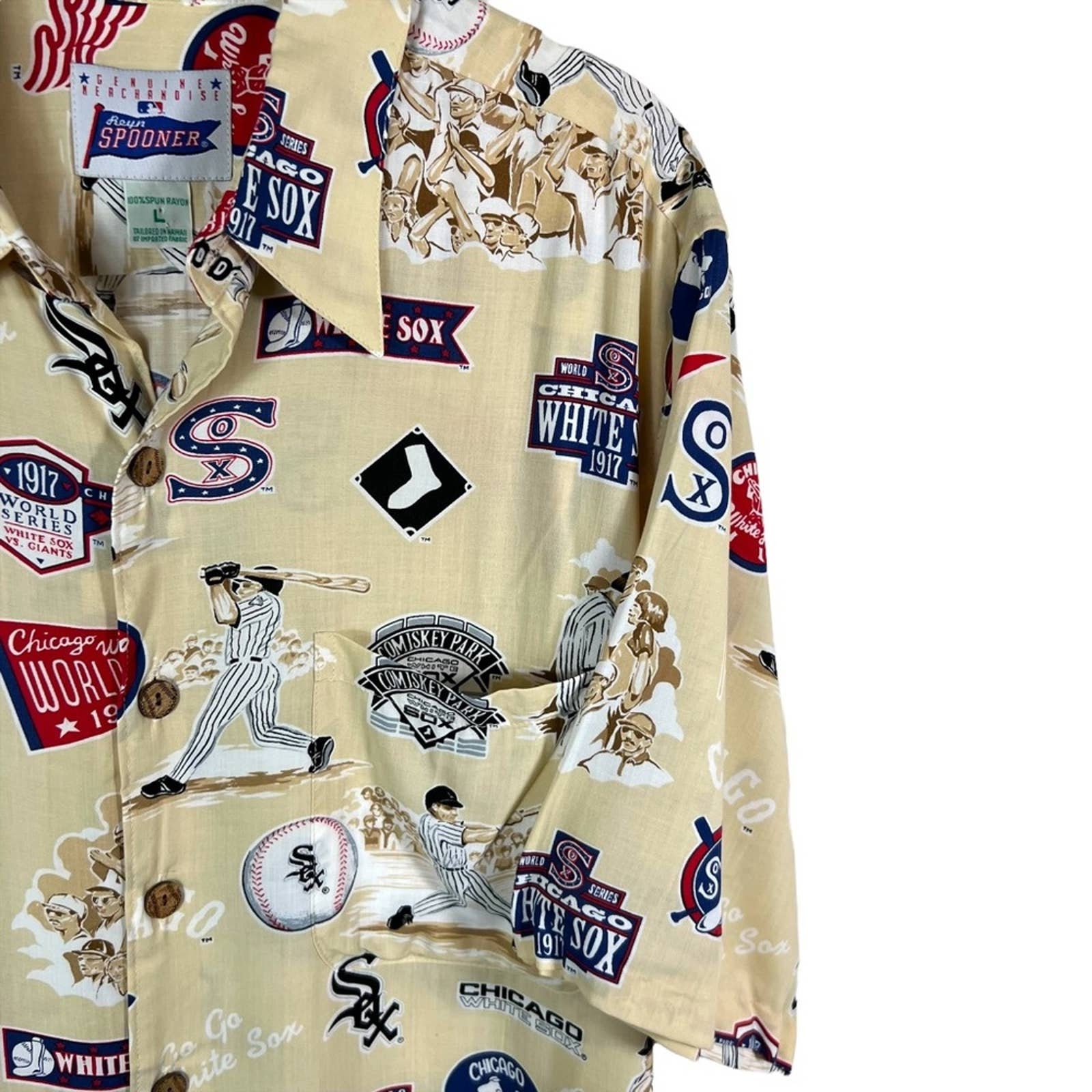 Vintage Reyn Spooner Chicago White Sox Button Down Men's Shirt