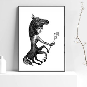 Personalizedn Gifts for Men→Personalized Gifts for Boyfriend→Astrology Wall Art SAGITTARIUS Man→SAGITTARIUS Zodiac→Digital Download Art
