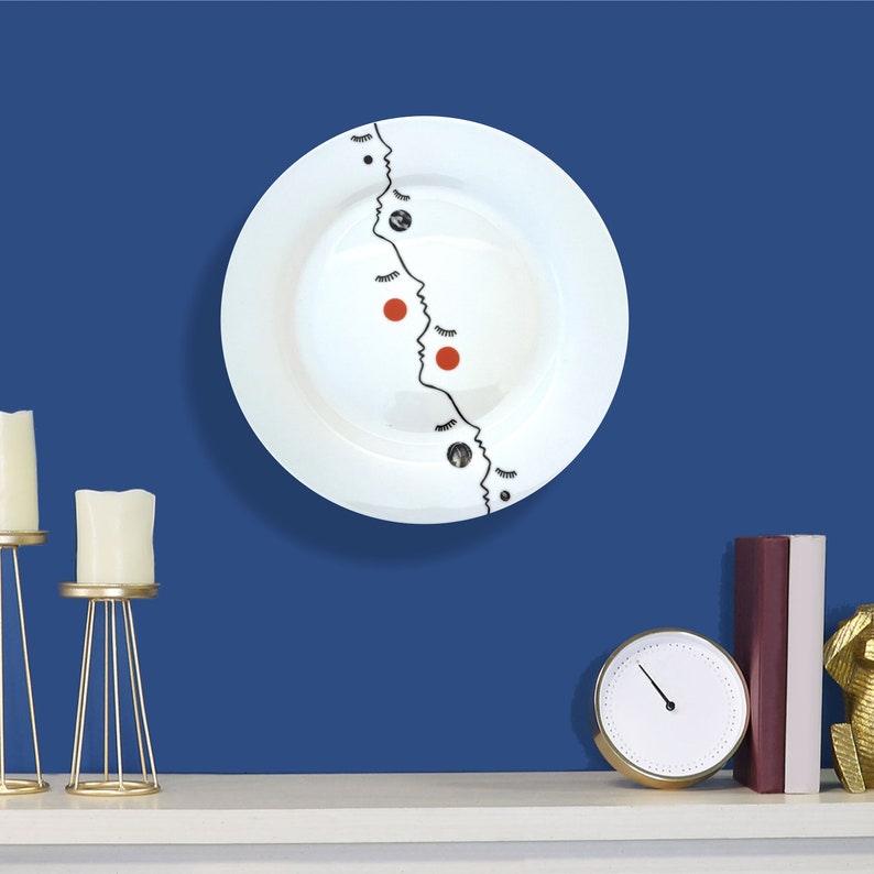 Decorative Wall Plate or Unusual Tableware PlateOriginal One Etsy