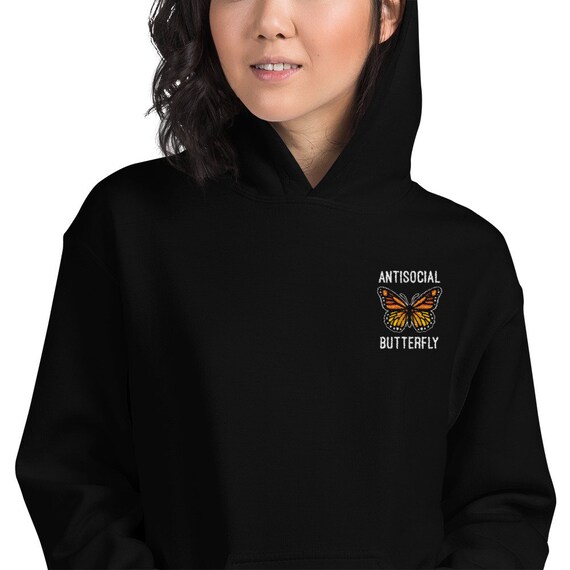 antisocial butterfly hoodie
