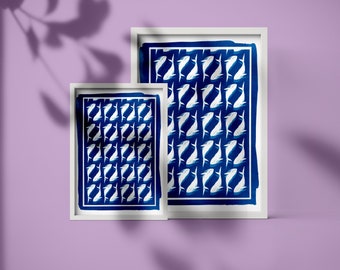 Whale optical effect (Cyanotype)