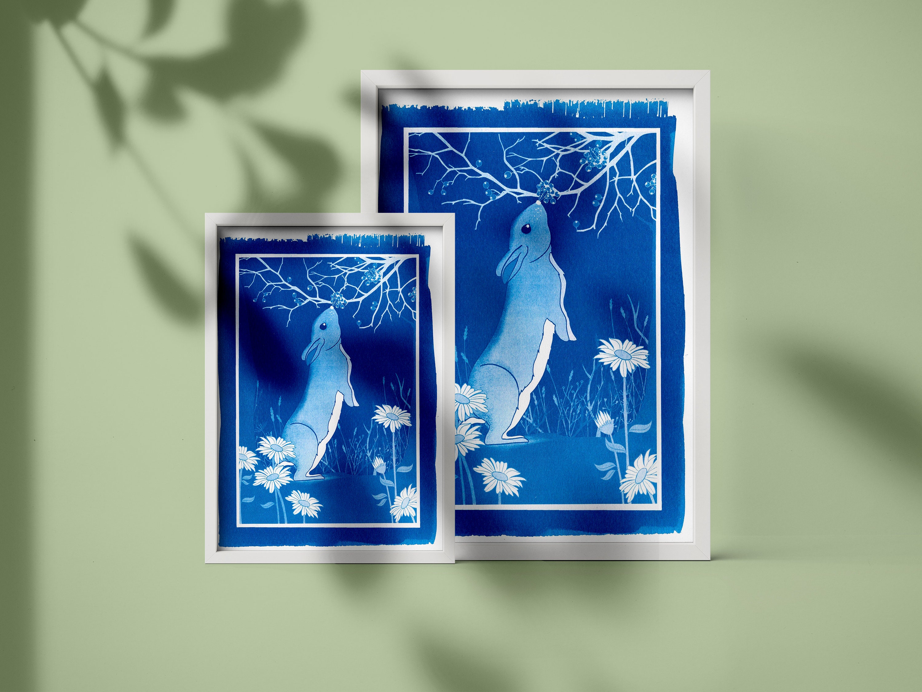 Le Lapin de Pâques | Cyanotype