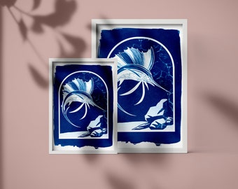 On Guard Swordfish (Cyanotype)