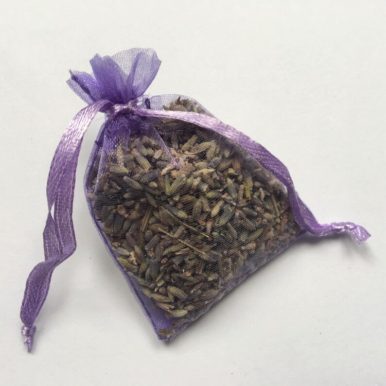 20 Dried Lavender Bags, Flowers, Favours, Calming, Scent, Sleep Aid