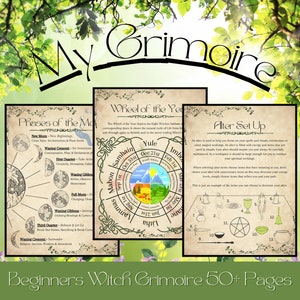 Beginner Witch Grimoire/Book of Shadows