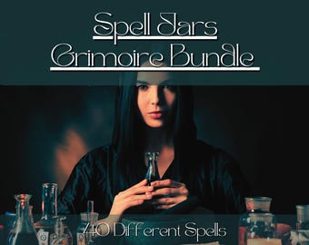 Zauberglas Grimoire Seiten Bündel (40 Zauber/42 Seiten)