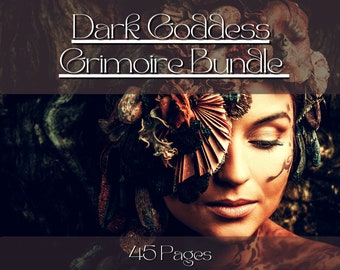 Dark Goddess Grimoire-Seiten-Bundle (45 Seiten)