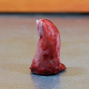 Big toe severed and bloody. Perfect Halloween decoration, creepy gift, prank or horror prop image 3