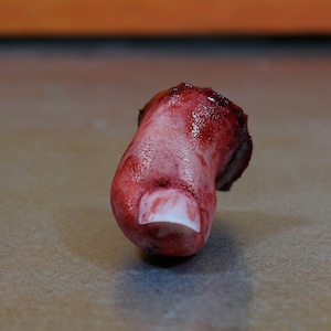 Big toe severed and bloody. Perfect Halloween decoration, creepy gift, prank or horror prop image 7