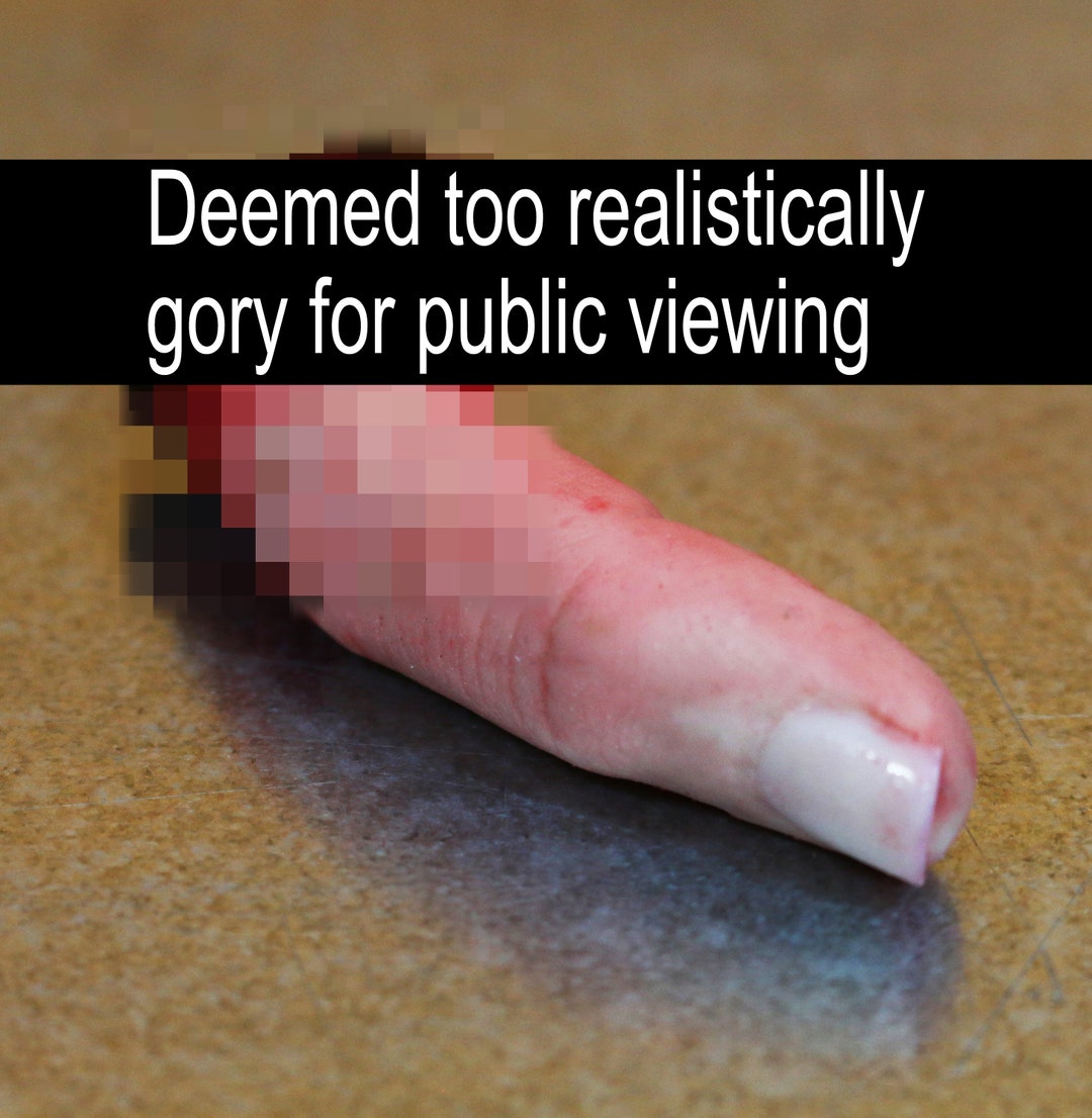 thumbnail image 2 of 5-Pack Realistic Severed Finger Props - Creepy Halloween Decor & Scary Prank Toys 2 of 10