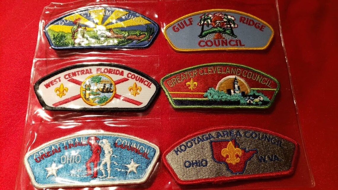 BSA Council Shoulder Patches csps From Florida 7 and Etsy