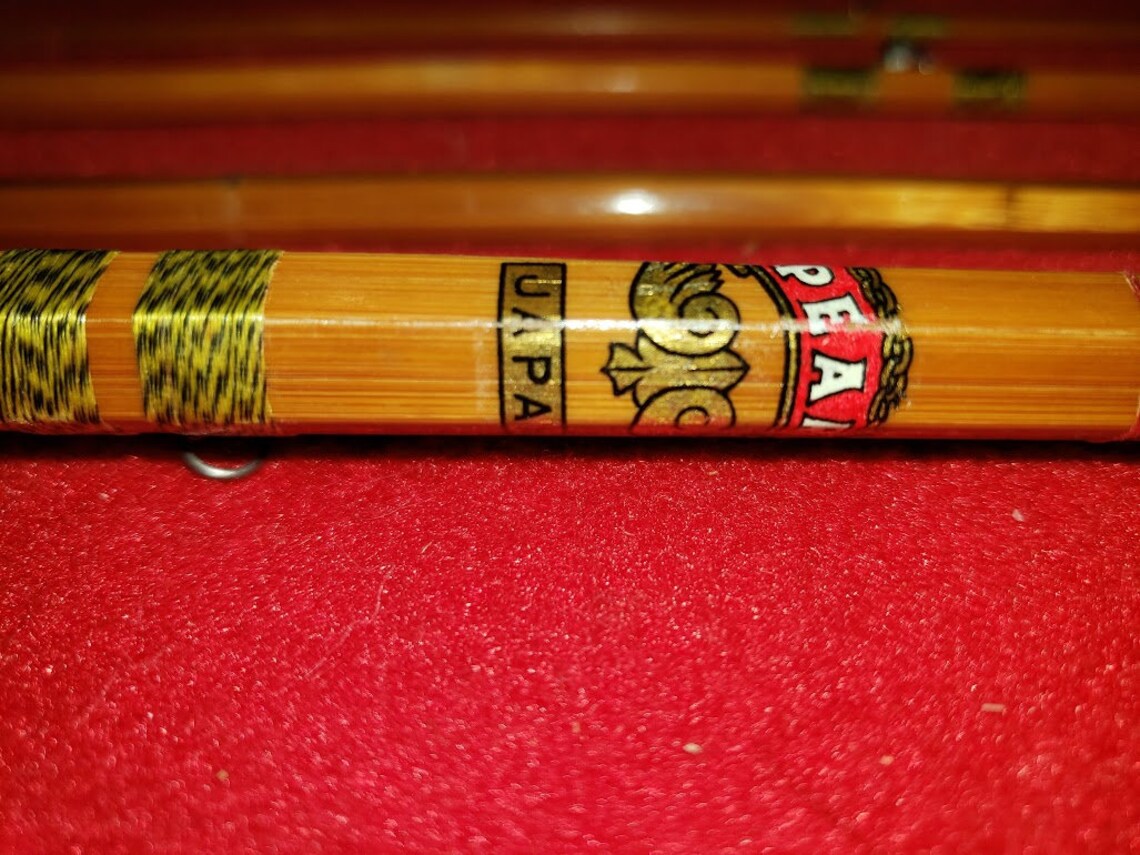 PEARL 5 Piece Split Bamboo Fly Rod with Reel circa. 1960s