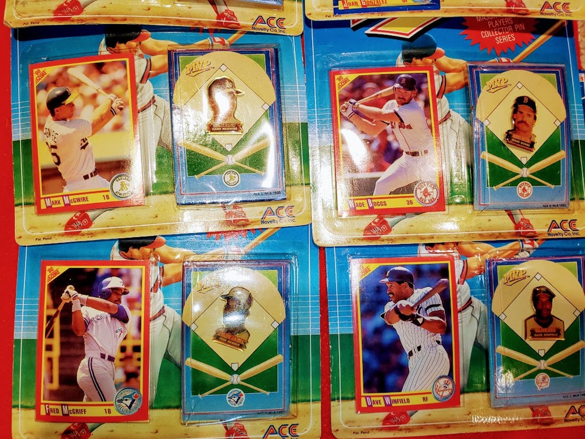 Great Assortment of Early 1990s MLB Baseball Collectibles Etsy