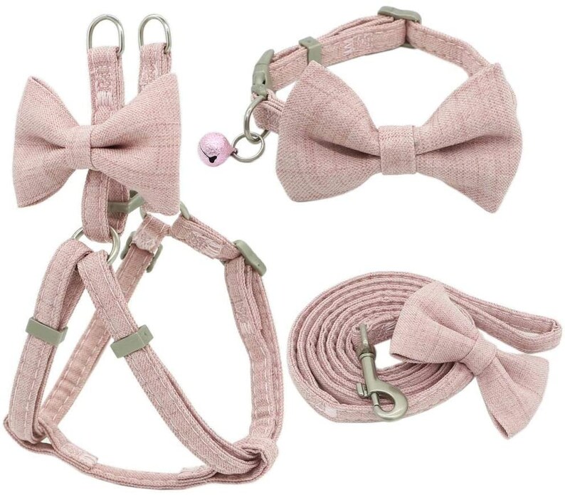 Adjustable dog or cat harnesses for small medium breeds Set Etsy