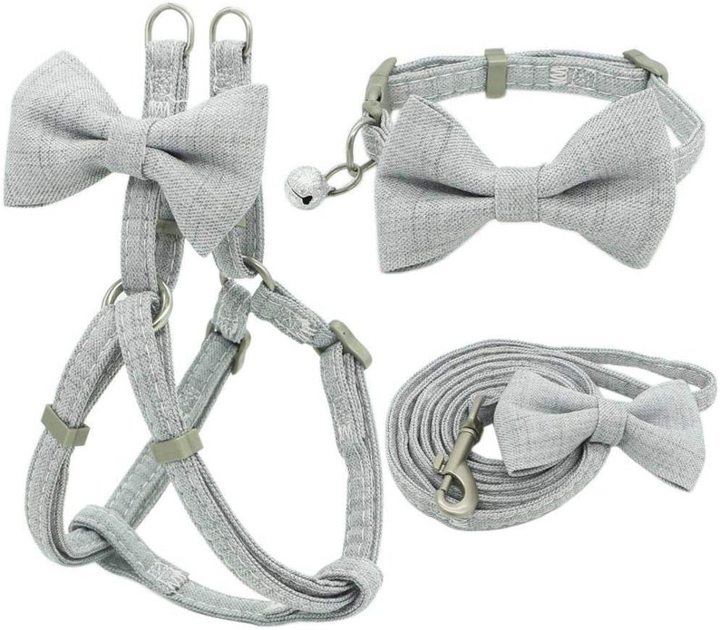 Adjustable dog or cat harnesses for small medium breeds Set Etsy