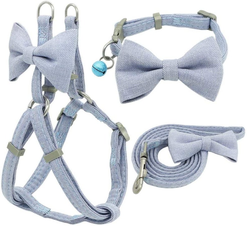 Adjustable dog or cat harnesses for small medium breeds Set Etsy