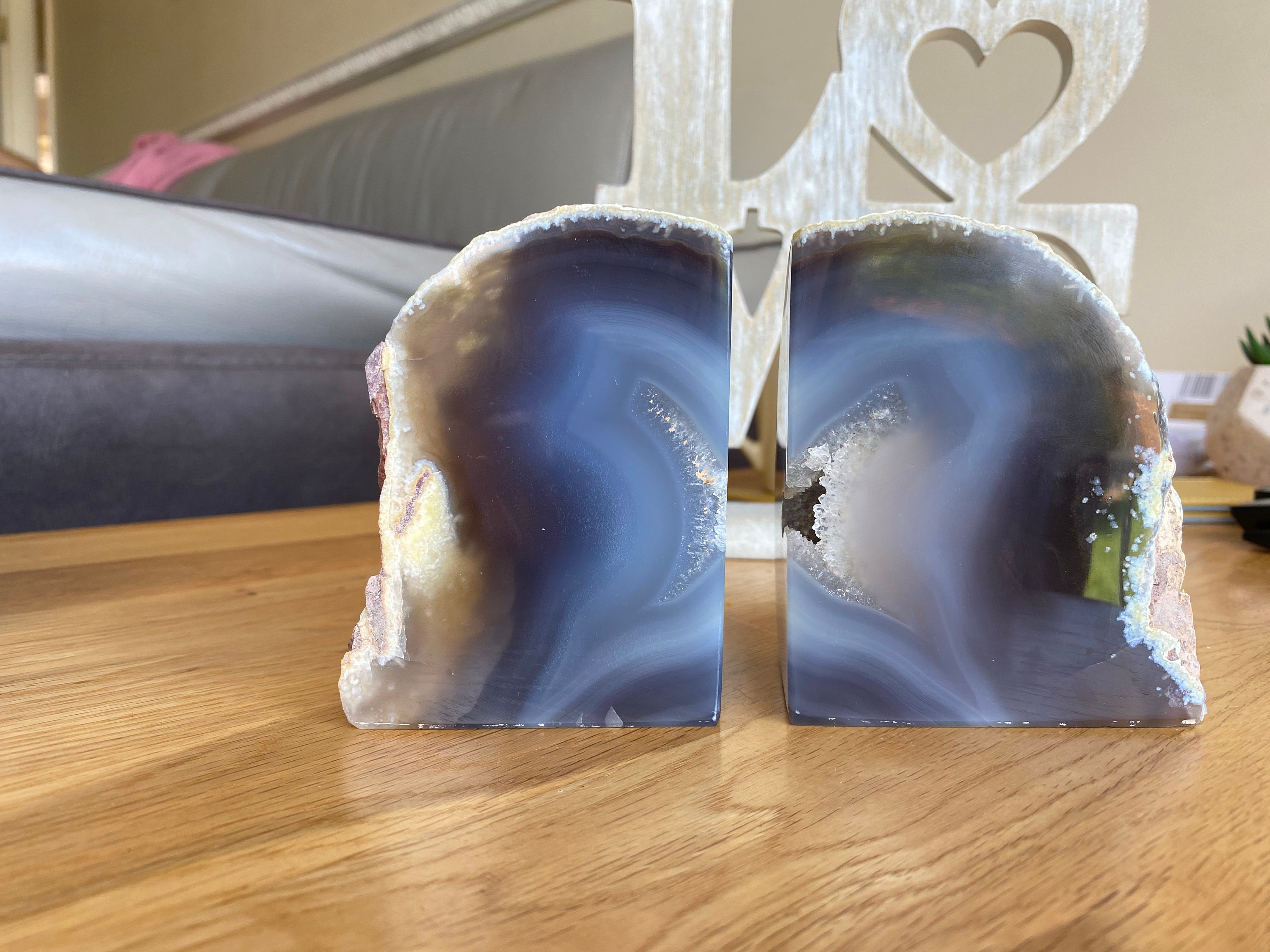 agate bookends agate bookends