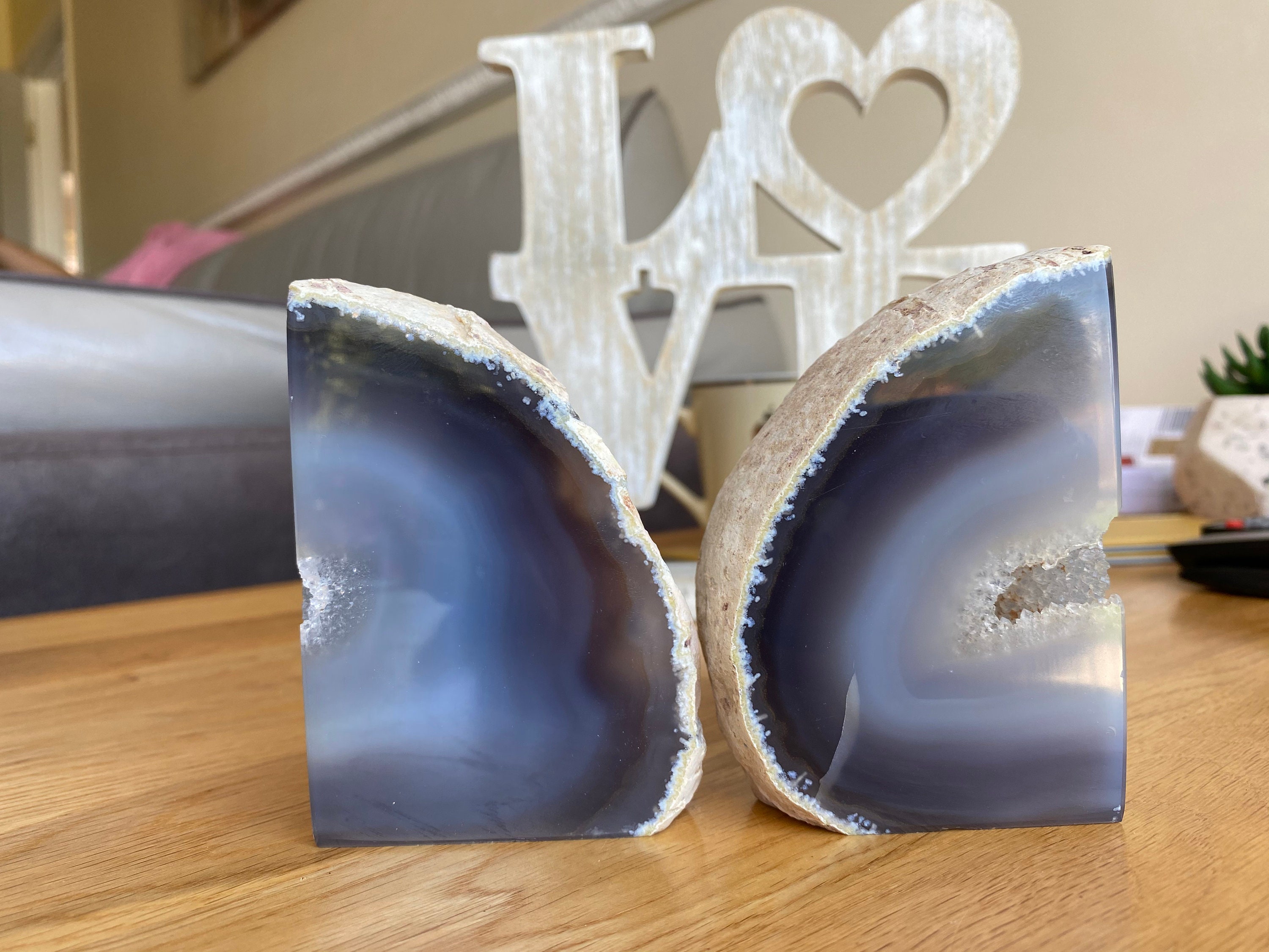agate bookends agate bookends