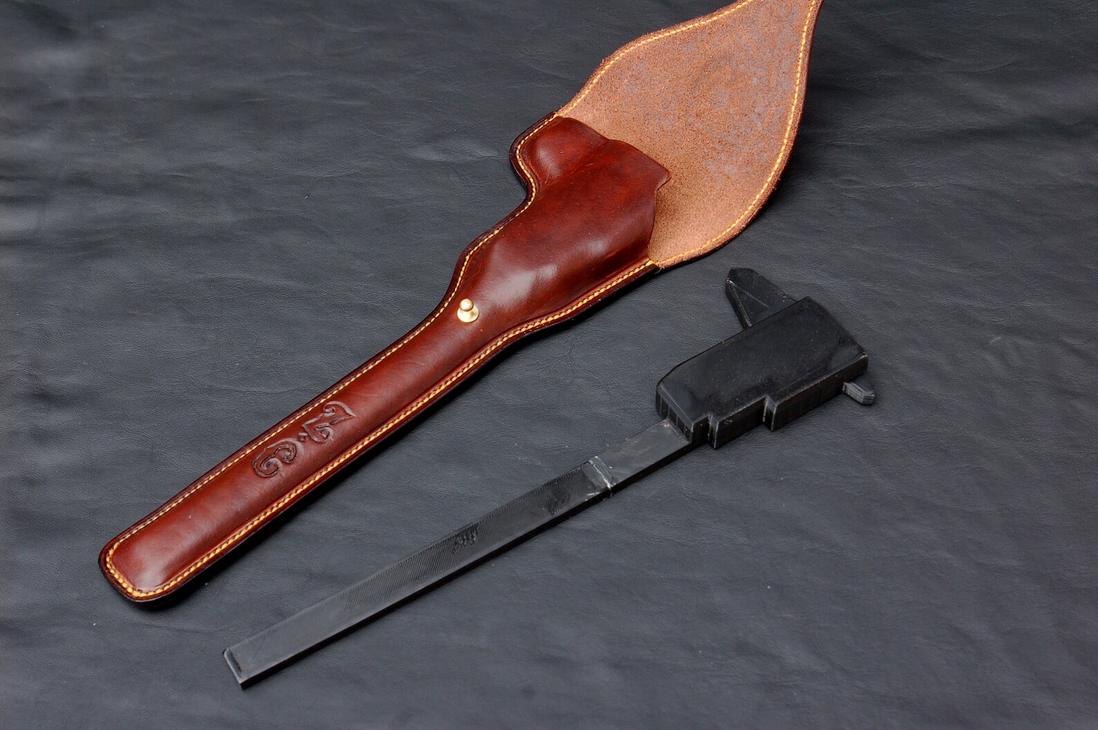Hand Made Leather Digital Caliper Case 200mm Mitutoyo Etsy