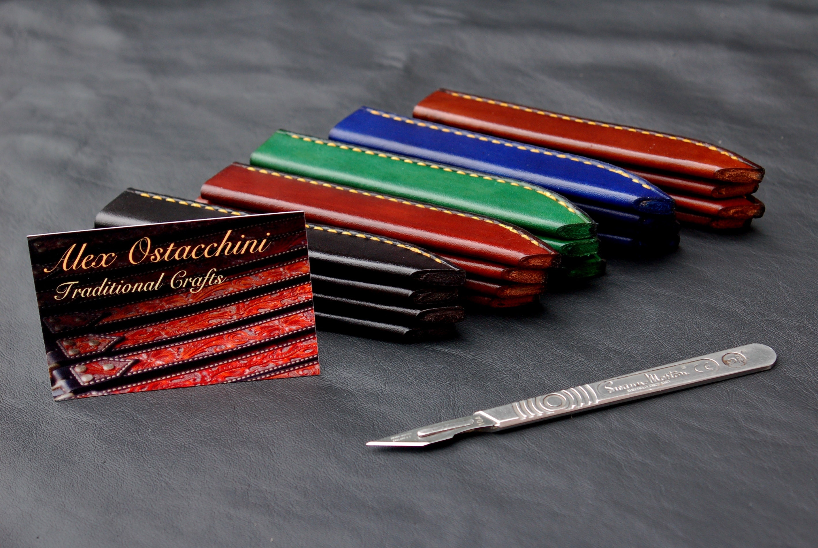 Handmade Leather Scalpel Sheath/ Scabbard/ Case Size 3 Handle Etsy UK