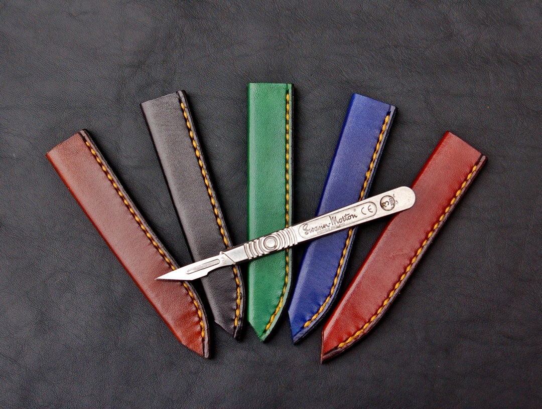 Handmade Leather Scalpel Sheath/ Scabbard/ Case Size 3 Handle Etsy