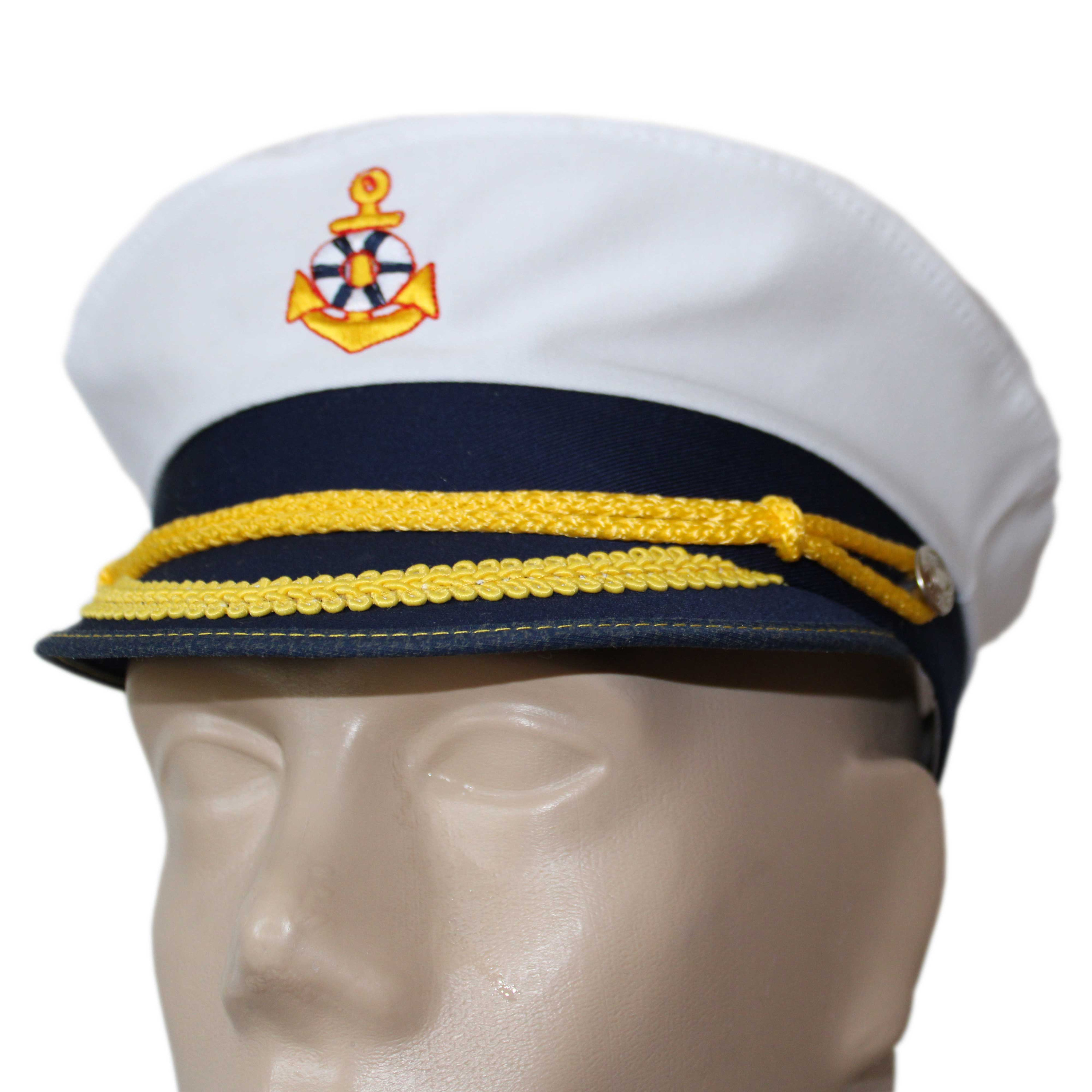 Captain's Hat, Sailor's Cap to Personalize With Your Name, Skipper Hat ...