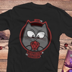 Meowster of the Dungeon shirt | DM | Dnd gift | GM | Dungeons & Dragons | Dice | Natural 20