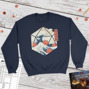 Great Wave of Dice Sweatshirt | dungeons and dragons | dice set dnd | dnd | dnd sweater