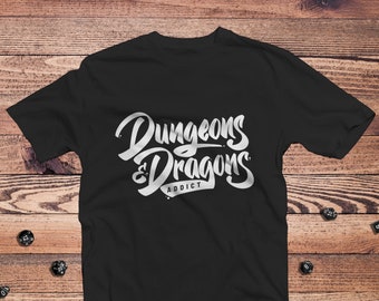 DnD Addict shirt | DnD | DnD | Gifts for dnd | Dungeon master (dm) gifts | Geeky dnd shirt