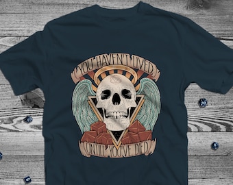 Carácter Death Dnd Shirt / Dungeons & Dragons / DnD / Regalos para dnd / Dungeon master (dm) regalos / Geeky dnd shirt