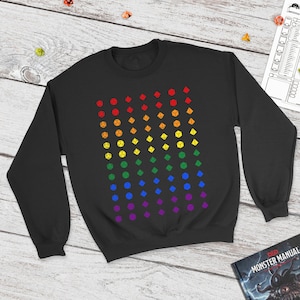 Dice Pride Dnd Sweatshirt | DnD | Dungeons and Dragons | DM Gift | Gift for geeks