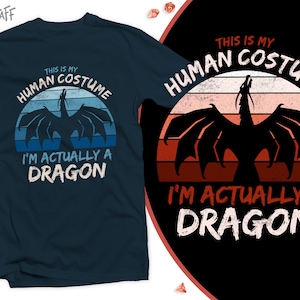 Menschenkostüm Shirt | Dungeons und Drachen | Fantasie | TTRPG | dnd | Drachen | d20 | lustiges T-Shirt