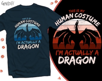 Human Costume Shirt | Dungeons and Dragons | Fantasy | TTRPG | dnd | dragons | d20 | funny tshirt