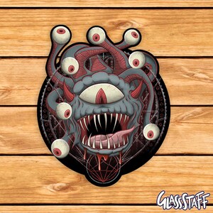 Beholder DnD Sticker | Natural one | dungeon master gift | Dungeons & Dragons