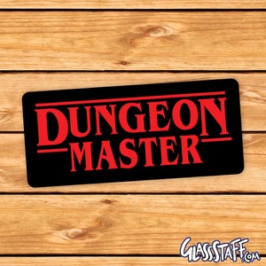 Dungeon Master DnD Sticker | DM gift | GM | Dungeons & Dragons | RPG | Gift for game master | car decal