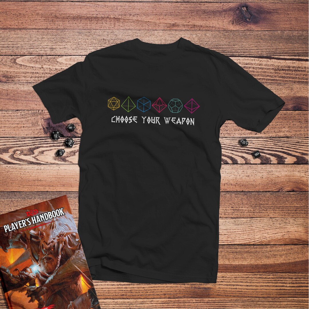 Dungeons & Dragons Choose Your Weapon T-Shirt