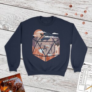 到着 d20 スウェットシャツ | アドベンチャー シャツ RPG | DM ギフト | dnd | dnd セーター