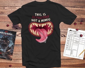 This is definitely not a Mimic Shirt | dungeons and dragons | dnd gift | dnd present | dnd tshirt