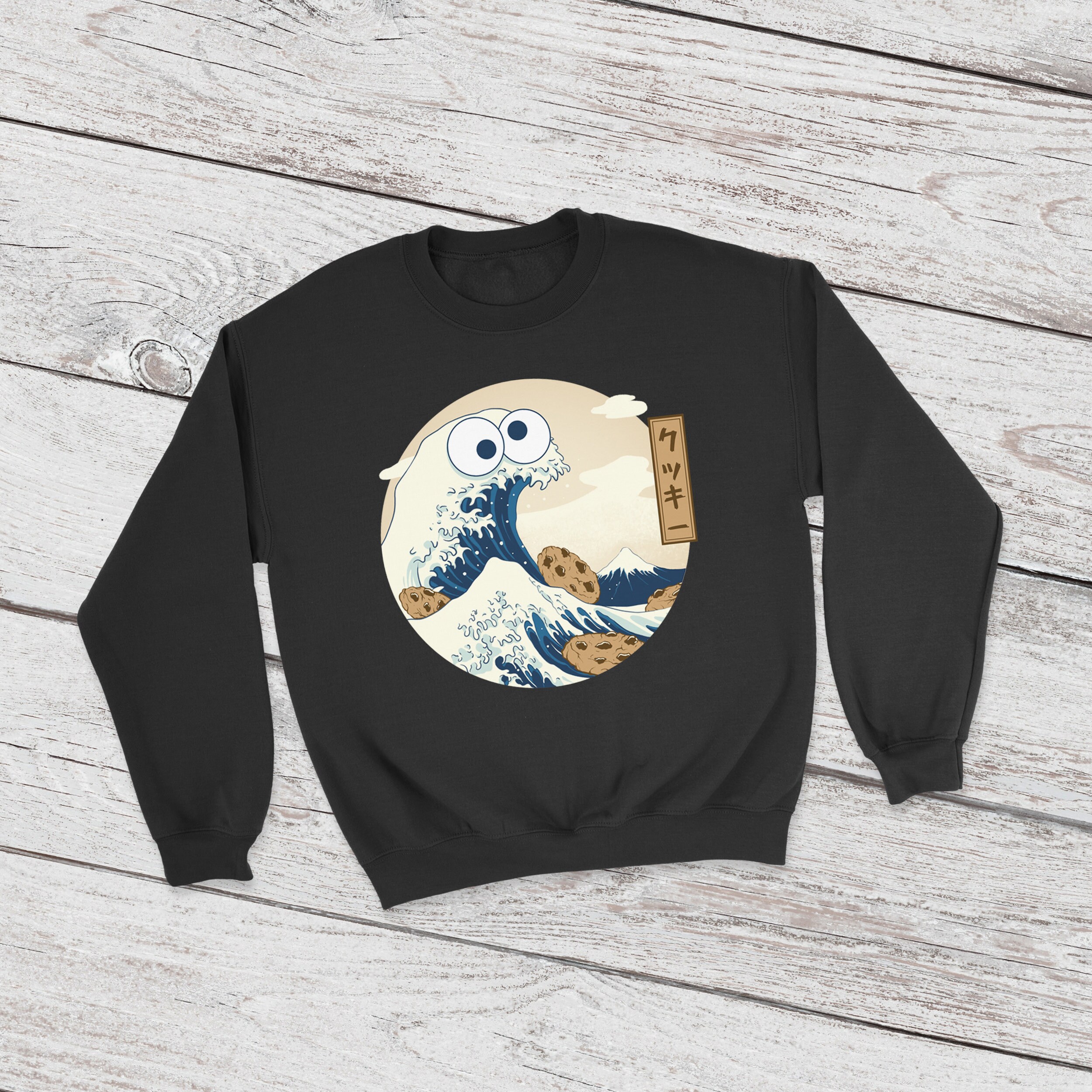 cookie monster wave hoodie