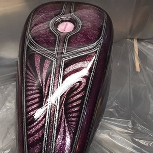 Custom Painted Sportster Chopper Gas Tank Etsy